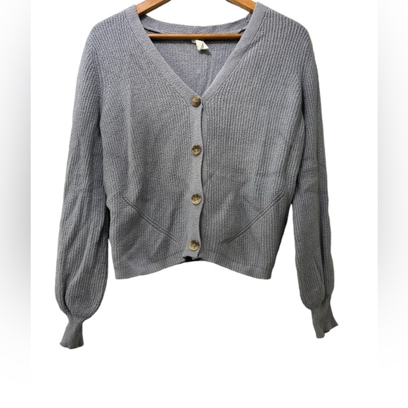 Joie Cardigan V-Neck Button Knit Sweater Womens Size Medium Anthropology Sweater - Picture 1 of 6